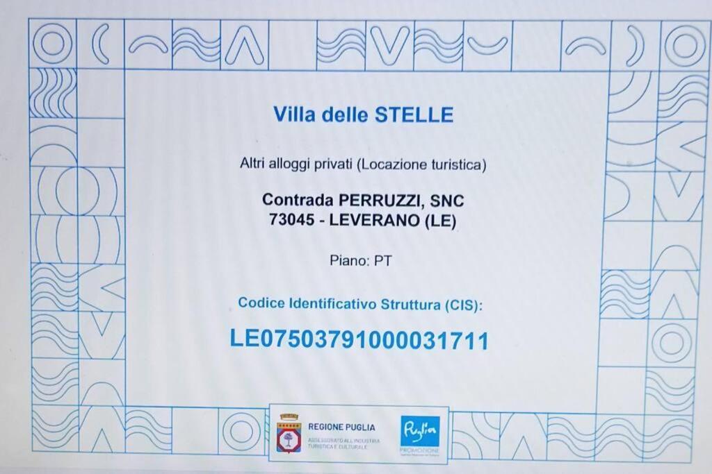 Villa Delle Stelle Con Piscina Leverano Kültér fotó